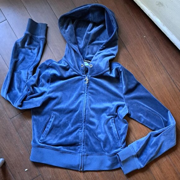 Juicy Couture Hoody, size S, blue - Picture 1 of 3